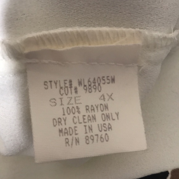 Vintage LBW Allover Patchwork Floral Artsy Maxi Tunic Dress Sz-4X - Picture 12 of 12